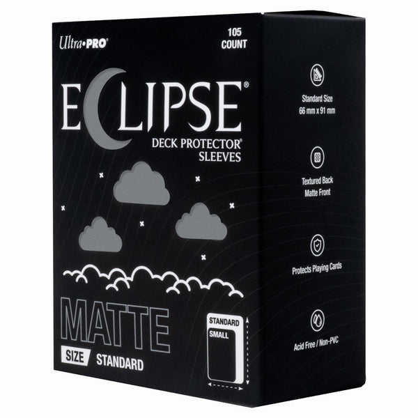 Card Sleeves: Eclipse: Matte Smoke Grey (105)