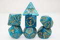 Drake's Flight: Cobalt Poly 7 Dice Set