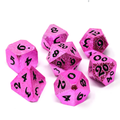 Rosefire Fury Poly 7 Dice Set