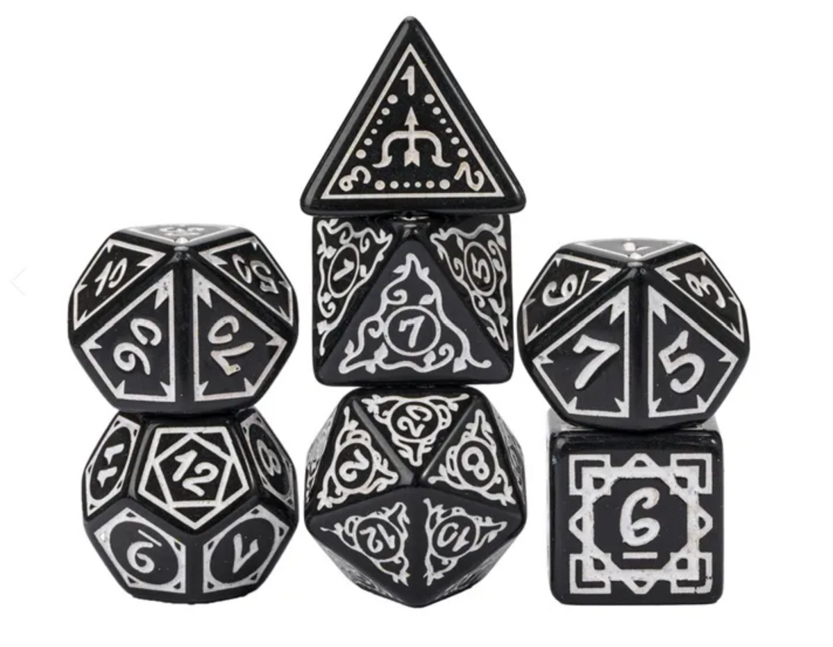 Cryptic Knots Misty Poly 7 Dice Set