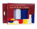 200 Plastic Poker Chips