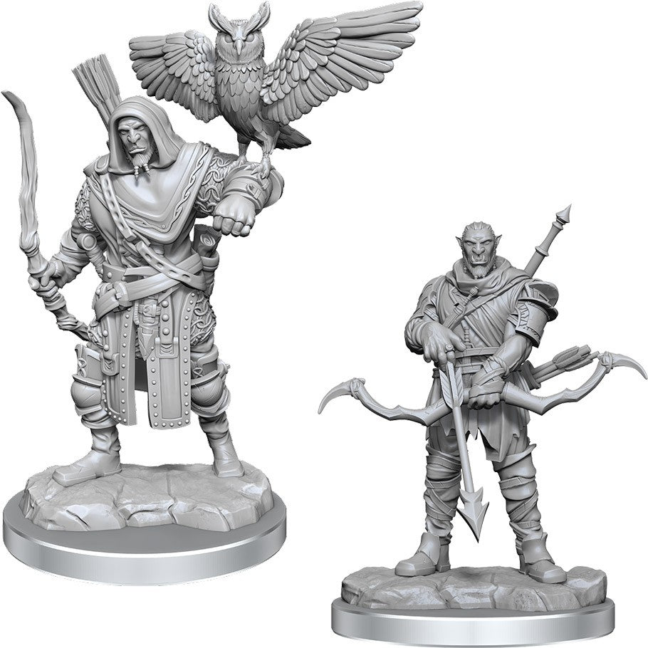 D&D Minis: W17 Orc Ranger Male