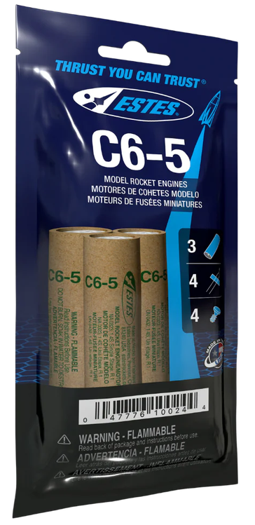 Model Rocket C6-5 Engines