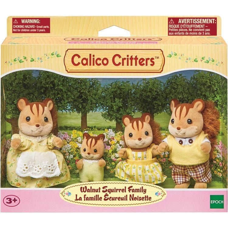 Calico Critters: Walnut Squirrel Family