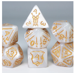 Queen's Armory: Holy - 25mm RPG Dice Set