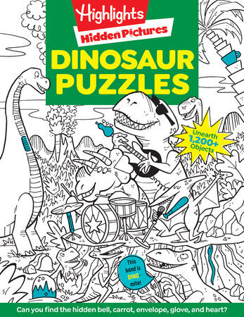 Highlights Hidden Pictures Dinosaur Puzzles