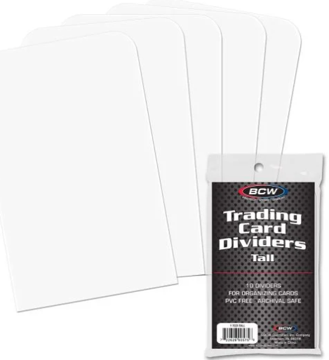 Tall Trading Card Dividers