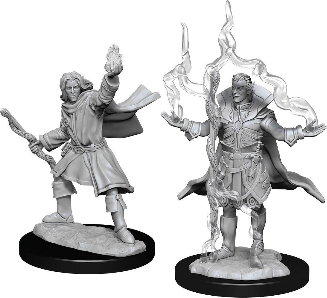 Pathfinder Minis: W14 Elf Sorcerer Male
