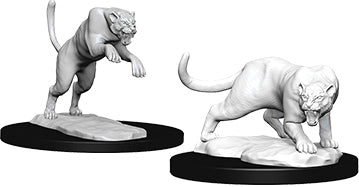 D&D Minis: W6 Panther & Leopard