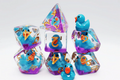 Duck on the Pond Poly 7 Dice Set