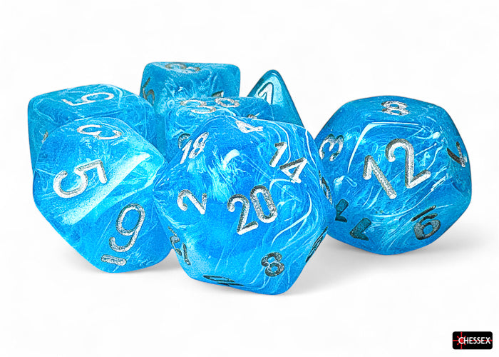Luminary Mega-hedral Sky/silver Luminary 7-Die Set