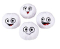 4" PLUSH SNOWBALL