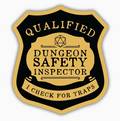 Dungeon Safety Inspector Sticker