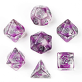 Wyrmforged Rollers Round Edge Resin RPG Dice Set - Opossum