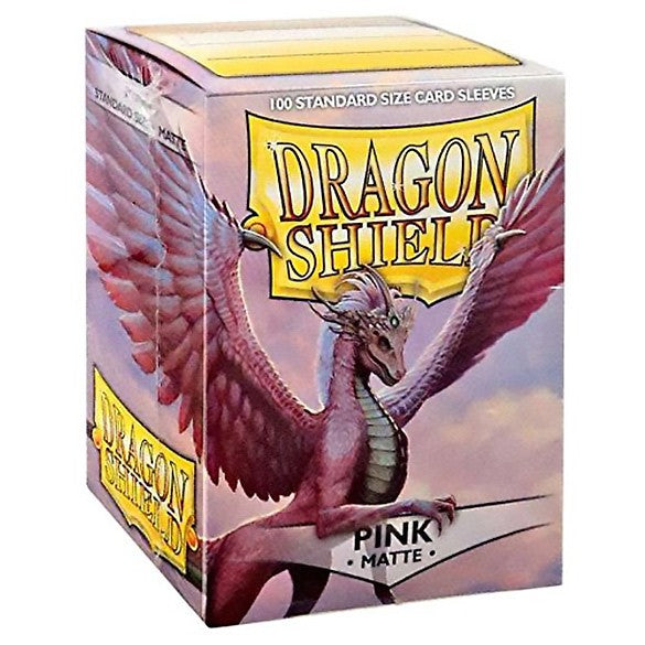 Card Sleeves: Dragon Shields: 100ct Matte Pink