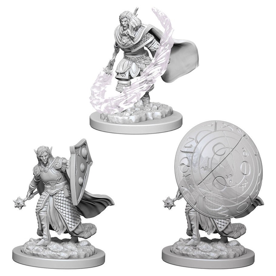 D&D Minis: W5 Elf Male Cleric