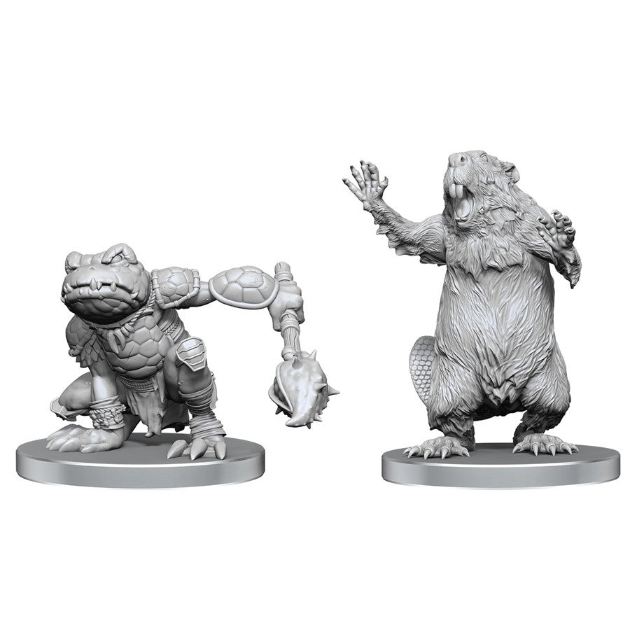 Pathfinder Minis: W26 Boggard Scout & Castoroides