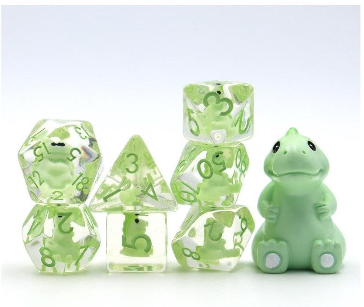 Baby T-Rex Poly 7 Dice Set