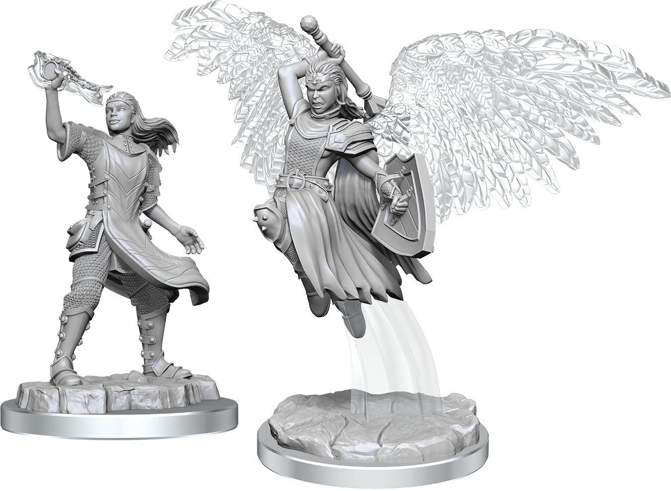 D&D Minis: W20 Aasimar Cleric Female